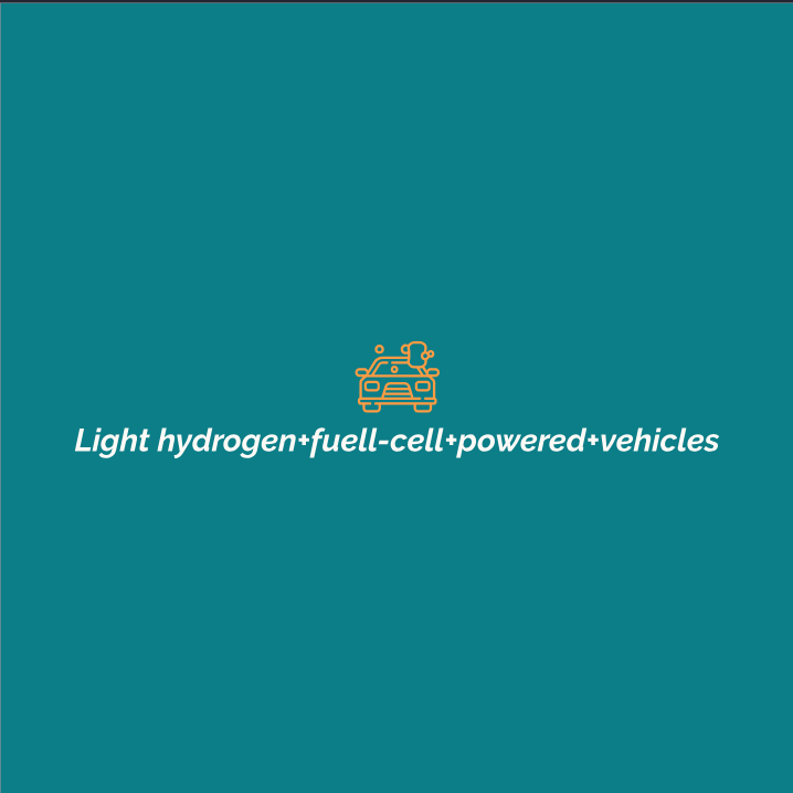 Light hydrogen fuell-cell powered vehicles